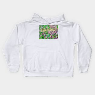 Lilac Vortex Oil Painting Kids Hoodie